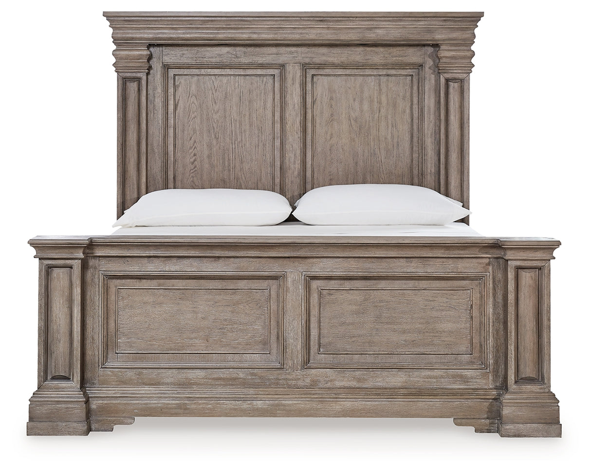 Blairhurst Light Grayish Brown King Panel Bed - Ornate Home