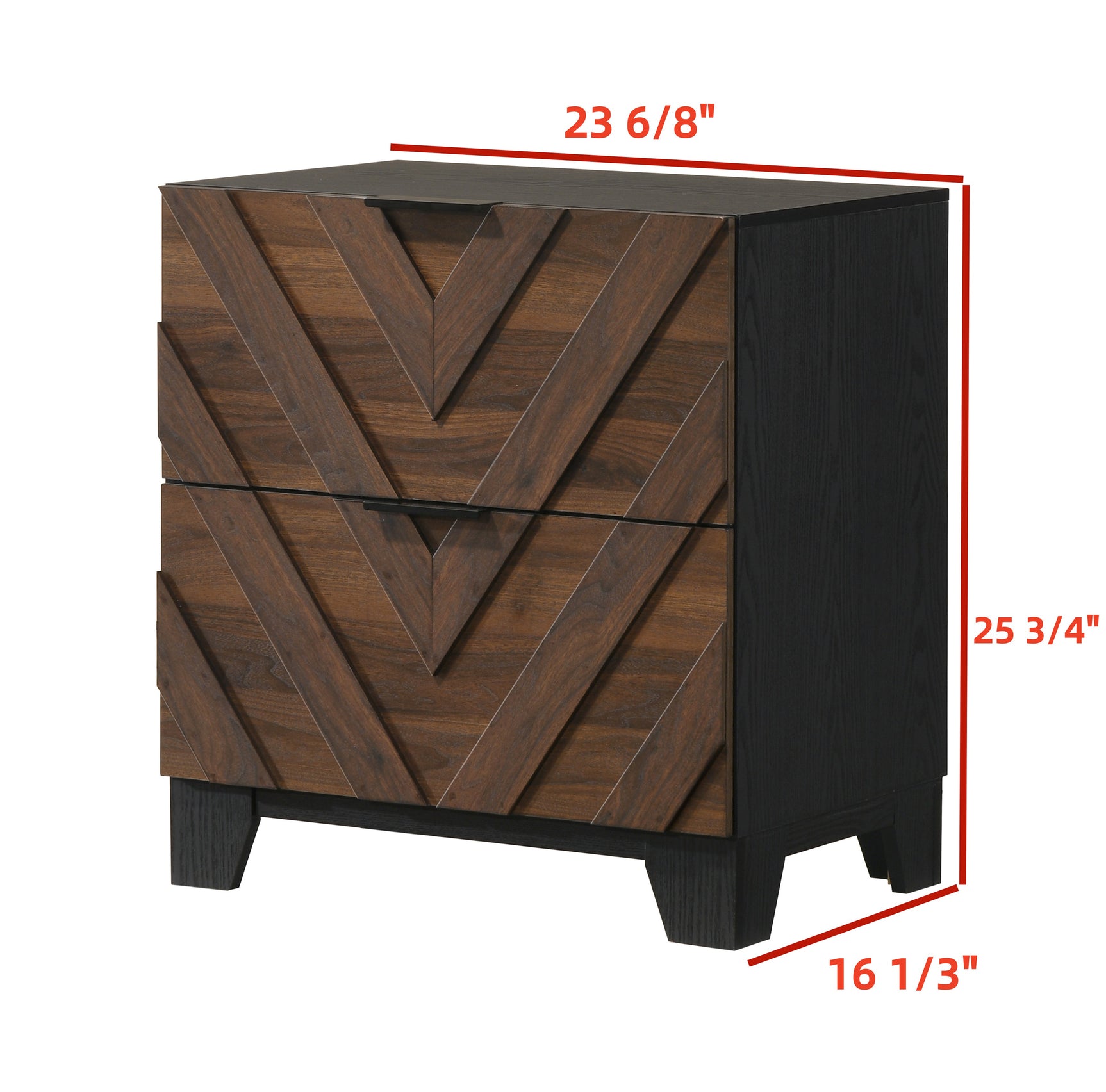 Zane Brown/Gray Nightstand