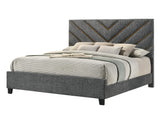 Zane Gray/Brown King Bed