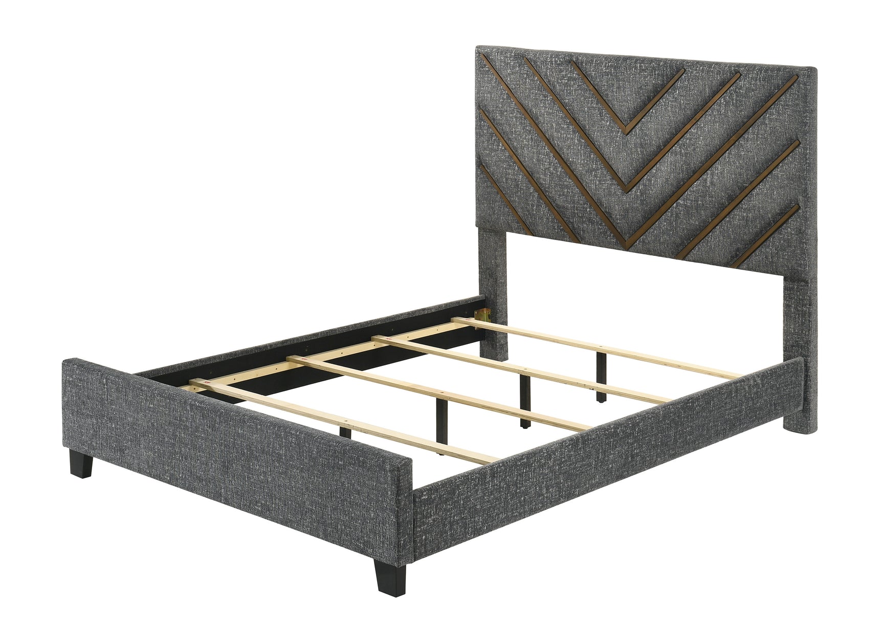 Zane Gray/Brown Queen Bed
