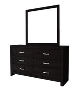 Jaylen Black Upholstered Panel Bedroom Set
