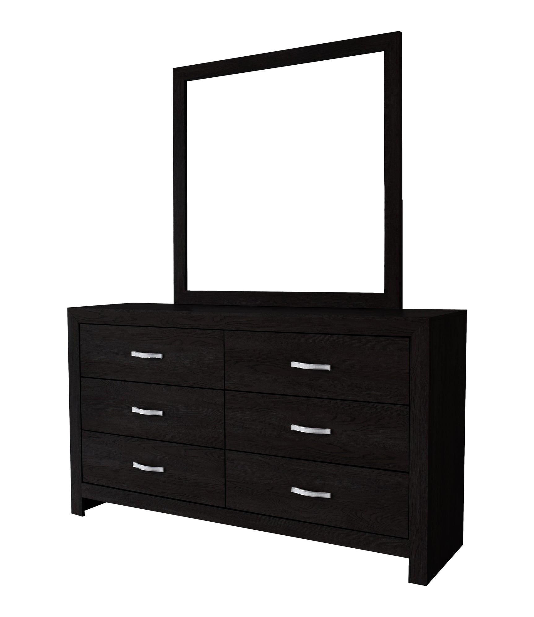 Jaylen Black Upholstered Panel Bedroom Set