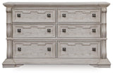 Andonhall Antique White Dresser