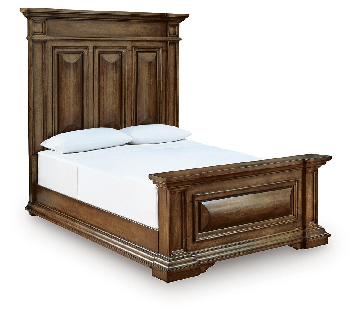 Frantanna Brown Queen Panel Bed, Dresser and Mirror