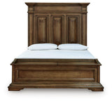 Frantanna Brown Queen Panel Storage Bed