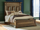 Frantanna Brown Queen Panel Storage Bed