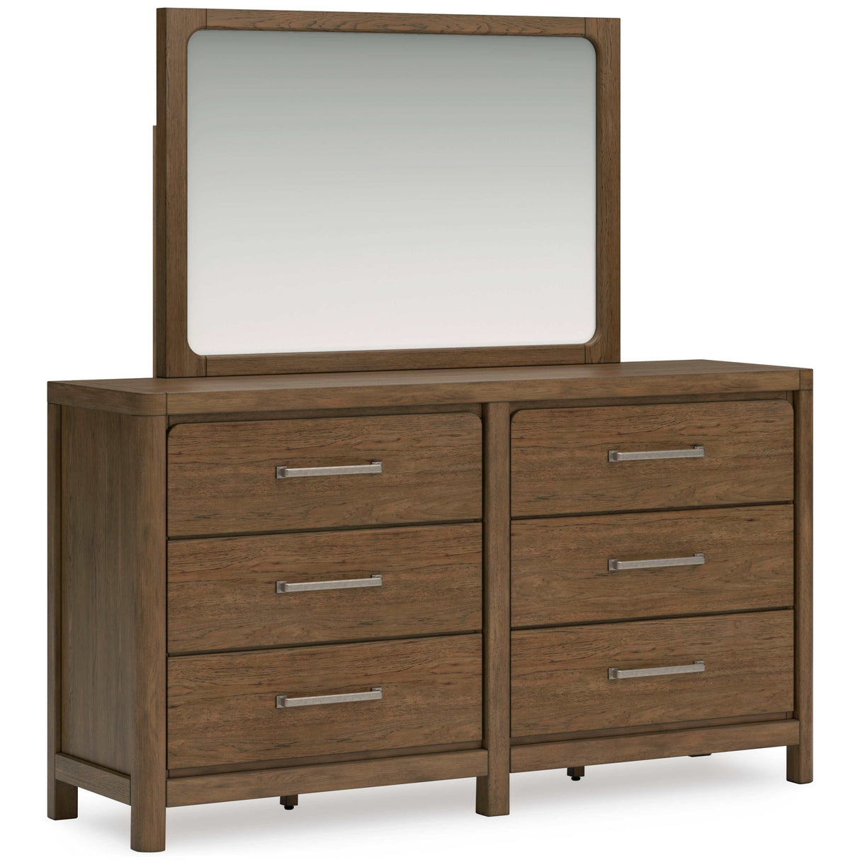 (Online Special Price) Cabalynn Light Brown Dresser & Mirror - Ornate Home