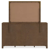Cabalynn Light Brown Queen Panel Storage Bed, Dresser, Mirror and 2 Nightstands