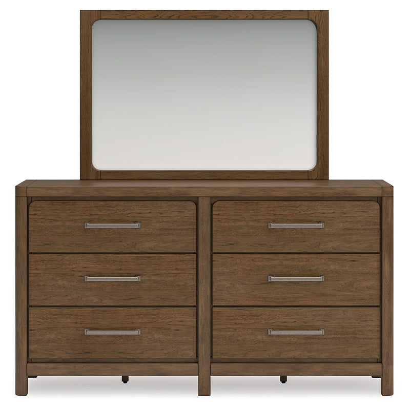 Cabalynn Queen Panel Bedroom Set with Storage, Dresser and Mirror - Ornate Home