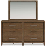 (Online Special Price) Cabalynn Light Brown Dresser & Mirror - Ornate Home