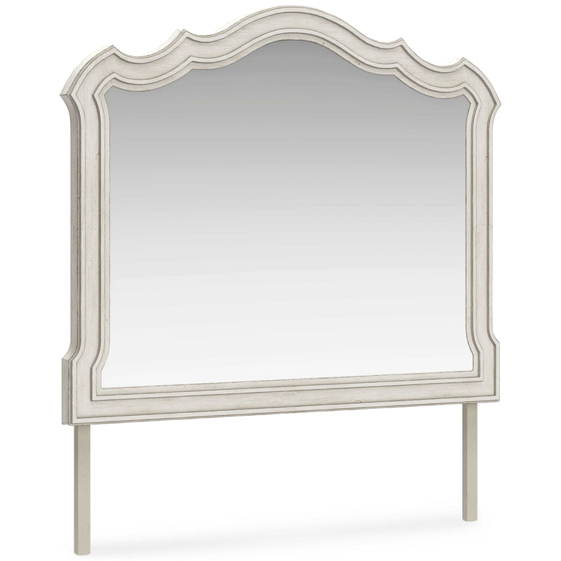 Arlendyne Antique White Bedroom Mirror - Ornate Home