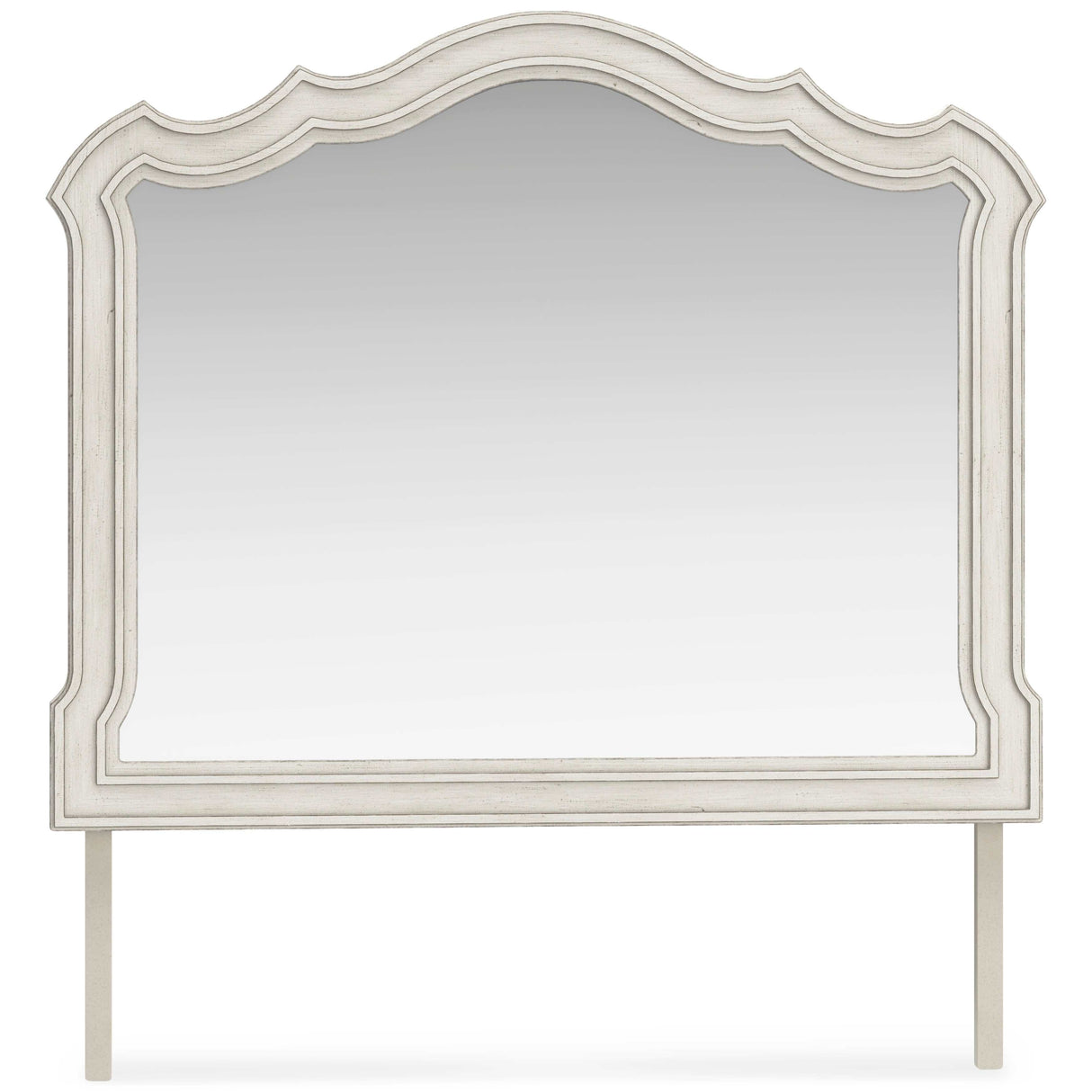 Arlendyne Antique White Bedroom Mirror - Ornate Home