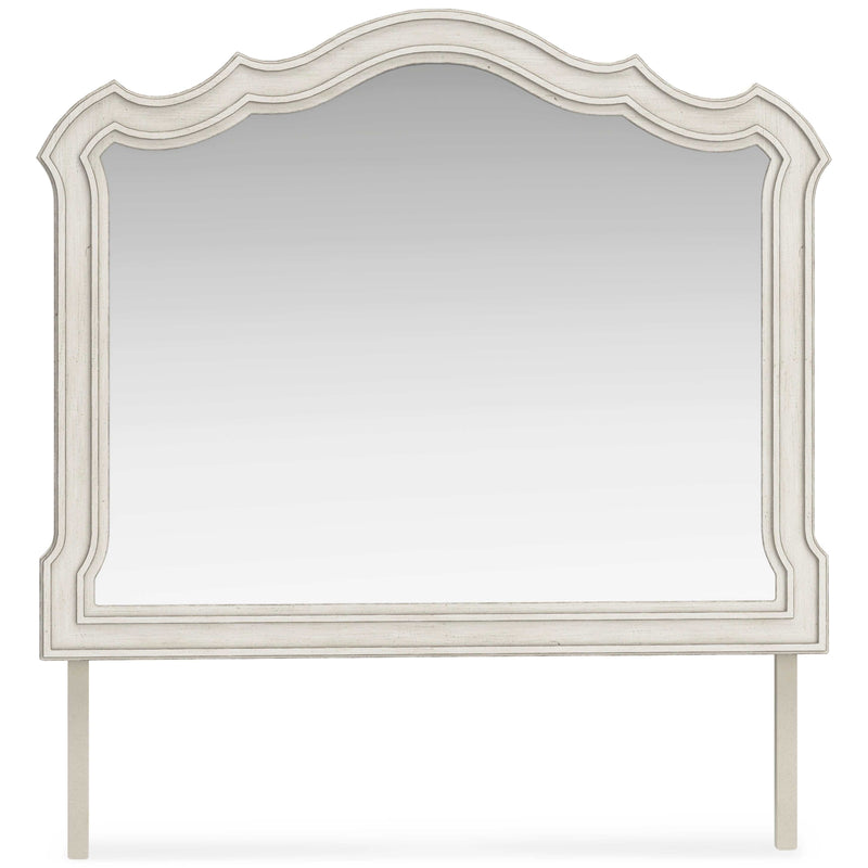 Arlendyne Antique White Bedroom Mirror - Ornate Home