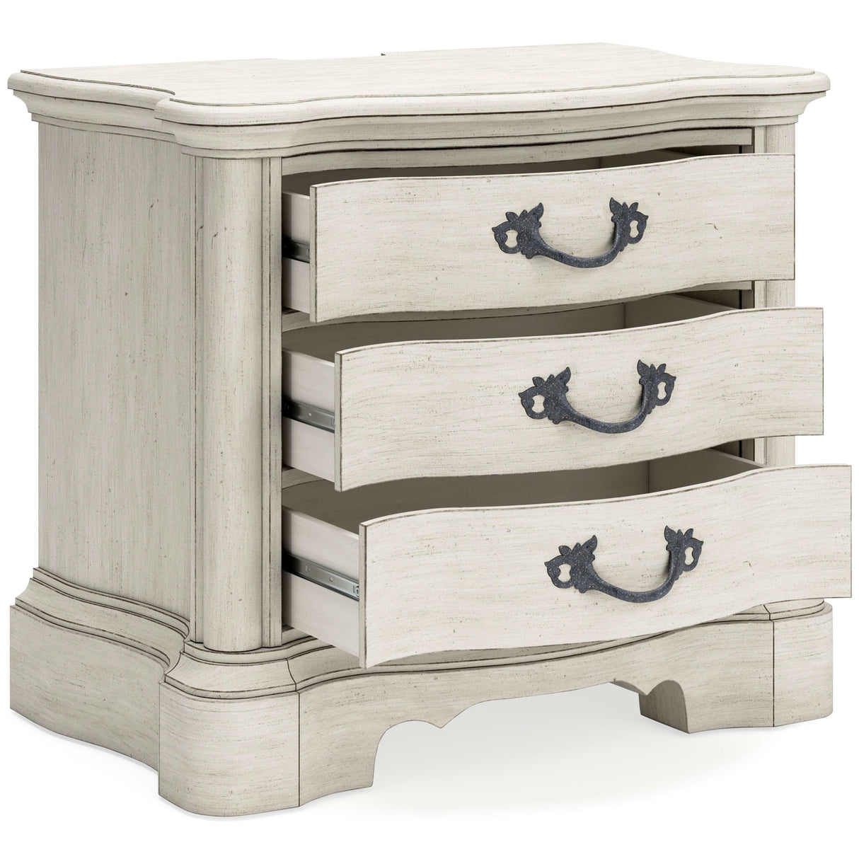 Arlendyne Antique White Nightstand - Ornate Home