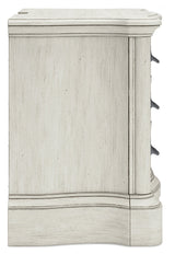 Arlendyne Antique White Nightstand - Ornate Home