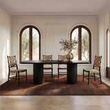 Daphne Black Large Dining Table