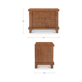 Enya Red Oak Nightstand
