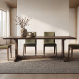 Samuel Dark Brown Dining Table