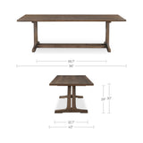 Samuel Dark Brown Dining Table