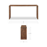 Carrie Walnut Counter Table