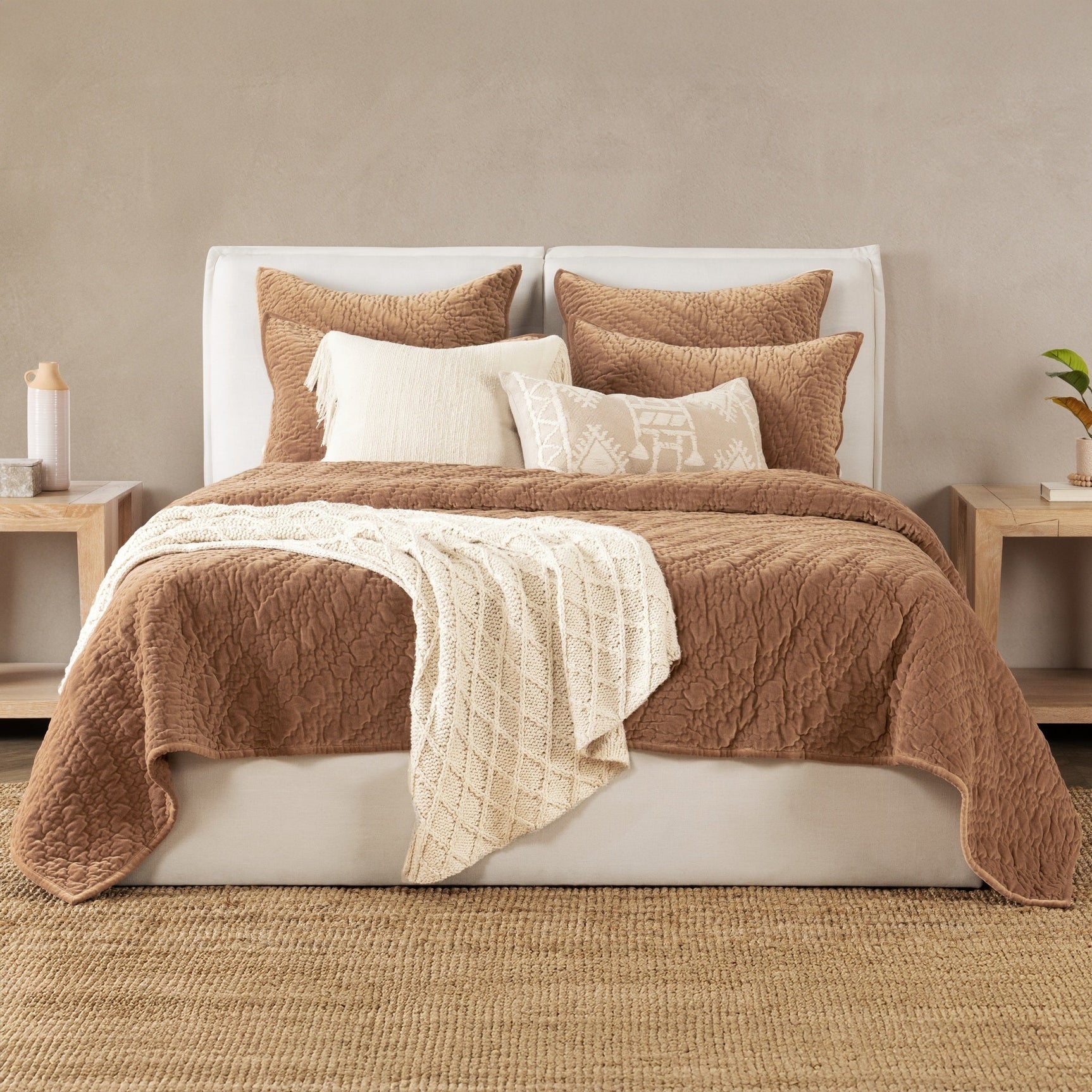 Elms Hazel Velvet Quilt Collection