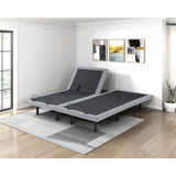 Flex Brown Split Eastern King Power Heads And Foot Adjustable Bed Frames With Massage Zero Gravity Charging Ports And Nightlight