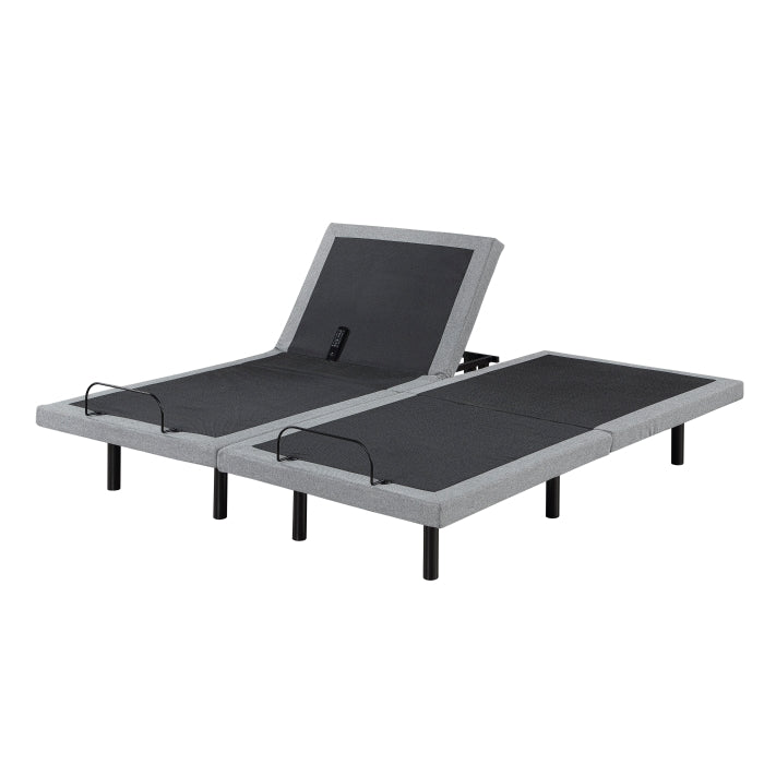 Flex Brown Split Eastern King Power Heads And Foot Adjustable Bed Frames With Massage Zero Gravity Charging Ports And Nightlight