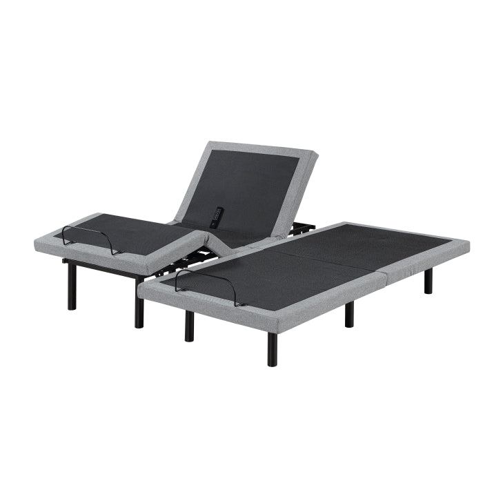 Flex Brown Split Eastern King Power Heads And Foot Adjustable Bed Frames With Massage Zero Gravity Charging Ports And Nightlight