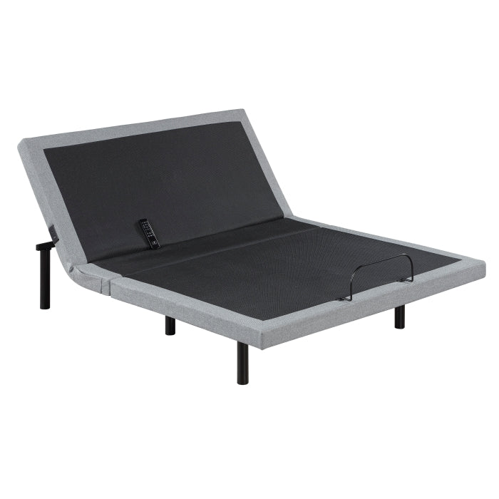 Flex Brown Full Power Head And Foot Adjustable Bed Frame With Massage Zero Gravity Charging Ports And Nightlight