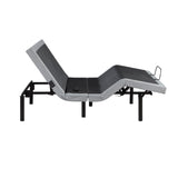 Flex Brown Full Power Head And Foot Adjustable Bed Frame With Massage Zero Gravity Charging Ports And Nightlight