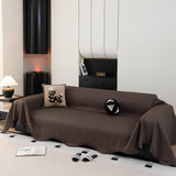 Soft Decorative Throw for Sofa and Loveseat, Textured Sofa Cover Blanket for Couch