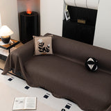 Soft Decorative Throw for Sofa and Loveseat, Textured Sofa Cover Blanket for Couch