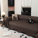 Soft Decorative Throw for Sofa and Loveseat, Textured Sofa Cover Blanket for Couch