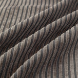 Textured Striped Cozy Couch Cover Throw Blanket with Pom Pom Trim for Sectional Sofa