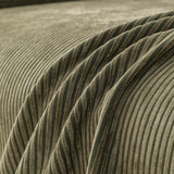 Textured Striped Cozy Couch Cover Throw Blanket with Pom Pom Trim for Sectional Sofa