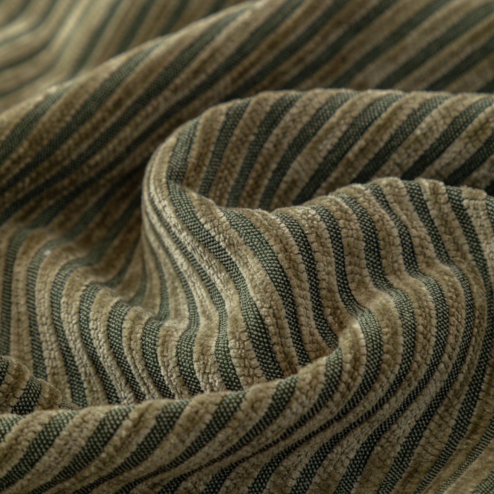 Textured Striped Cozy Couch Cover Throw Blanket with Pom Pom Trim for Sectional Sofa