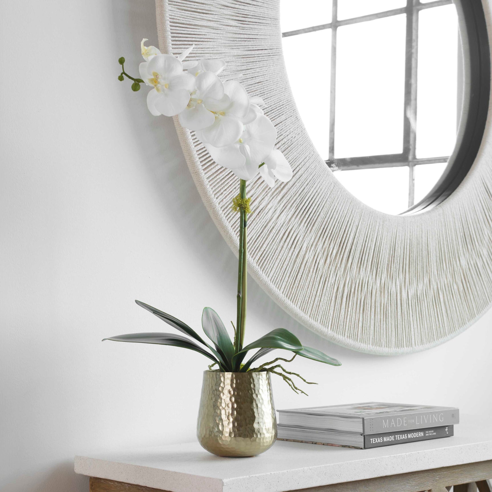 Cami Orchid Brass Pot
