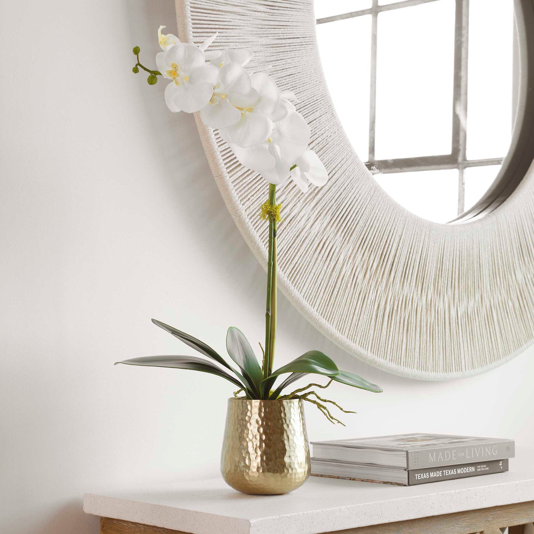 Cami Orchid Brass Pot