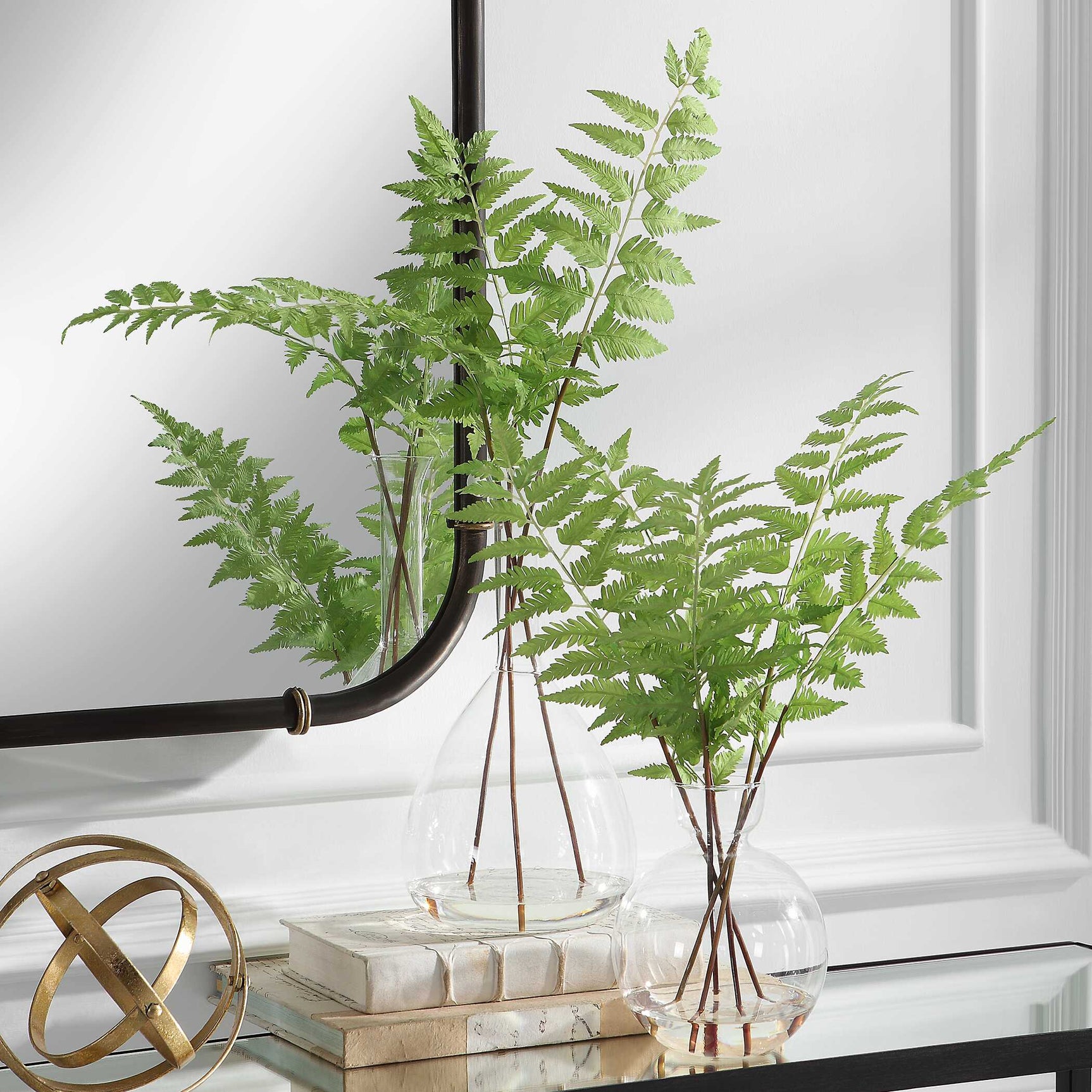 Country Green Ferns (Set of 2)