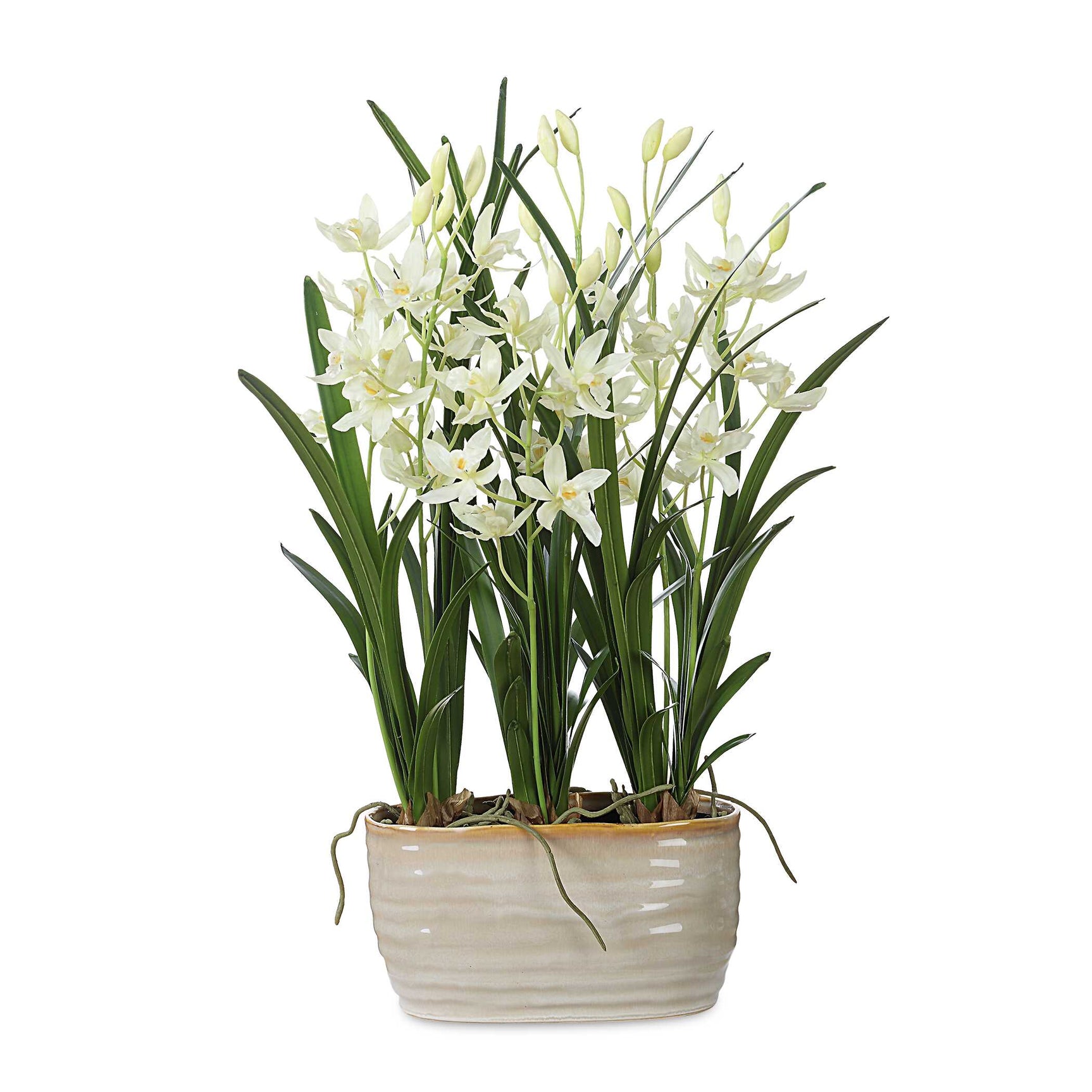 Ariana Orchid White Planter