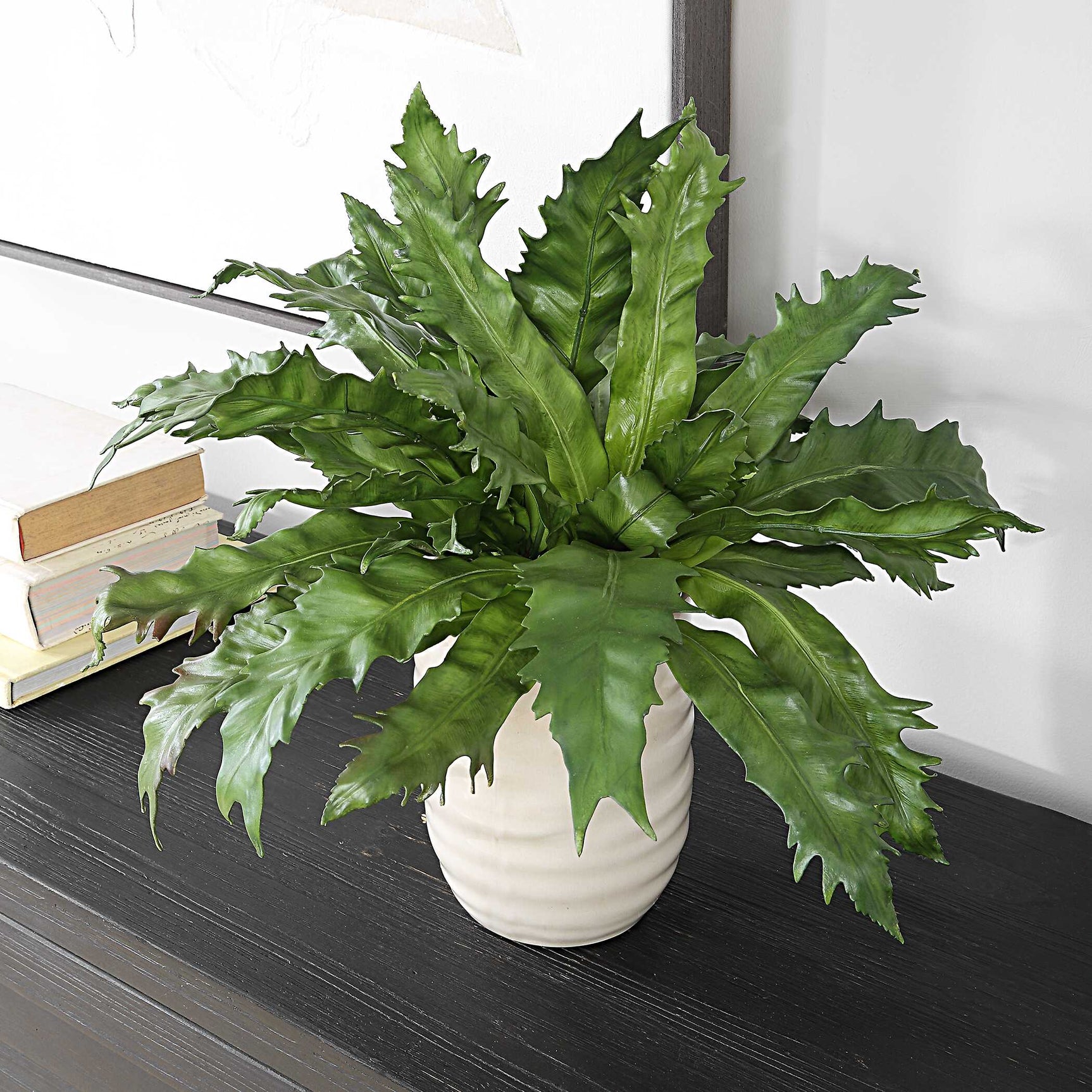 Verdure Fern Green Glazed Pot