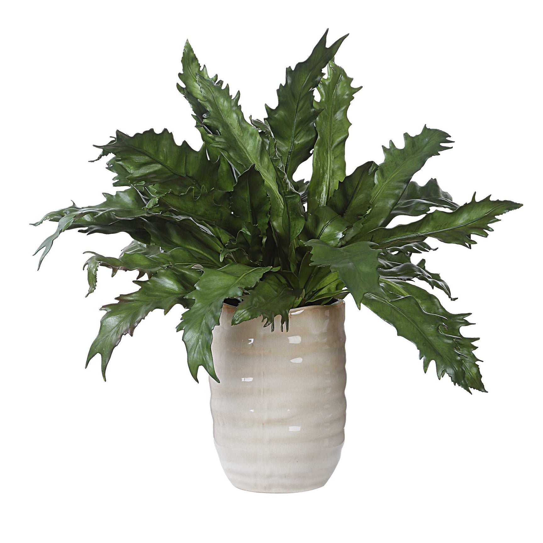 Verdure Fern Green Glazed Pot