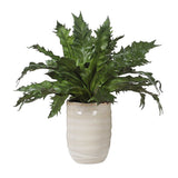 Verdure Fern Green Glazed Pot