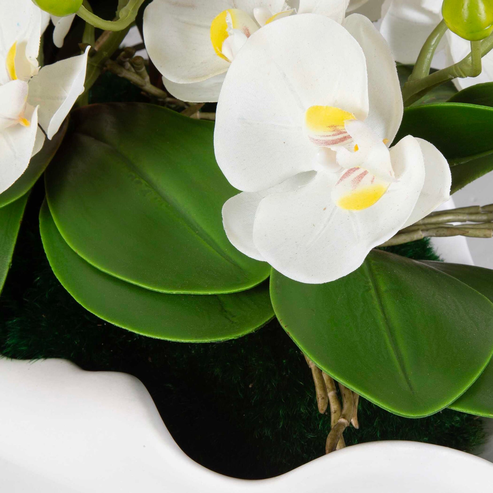 Opulence Orchid White Centerpiece With Bowl