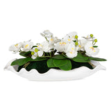 Opulence Orchid White Centerpiece With Bowl