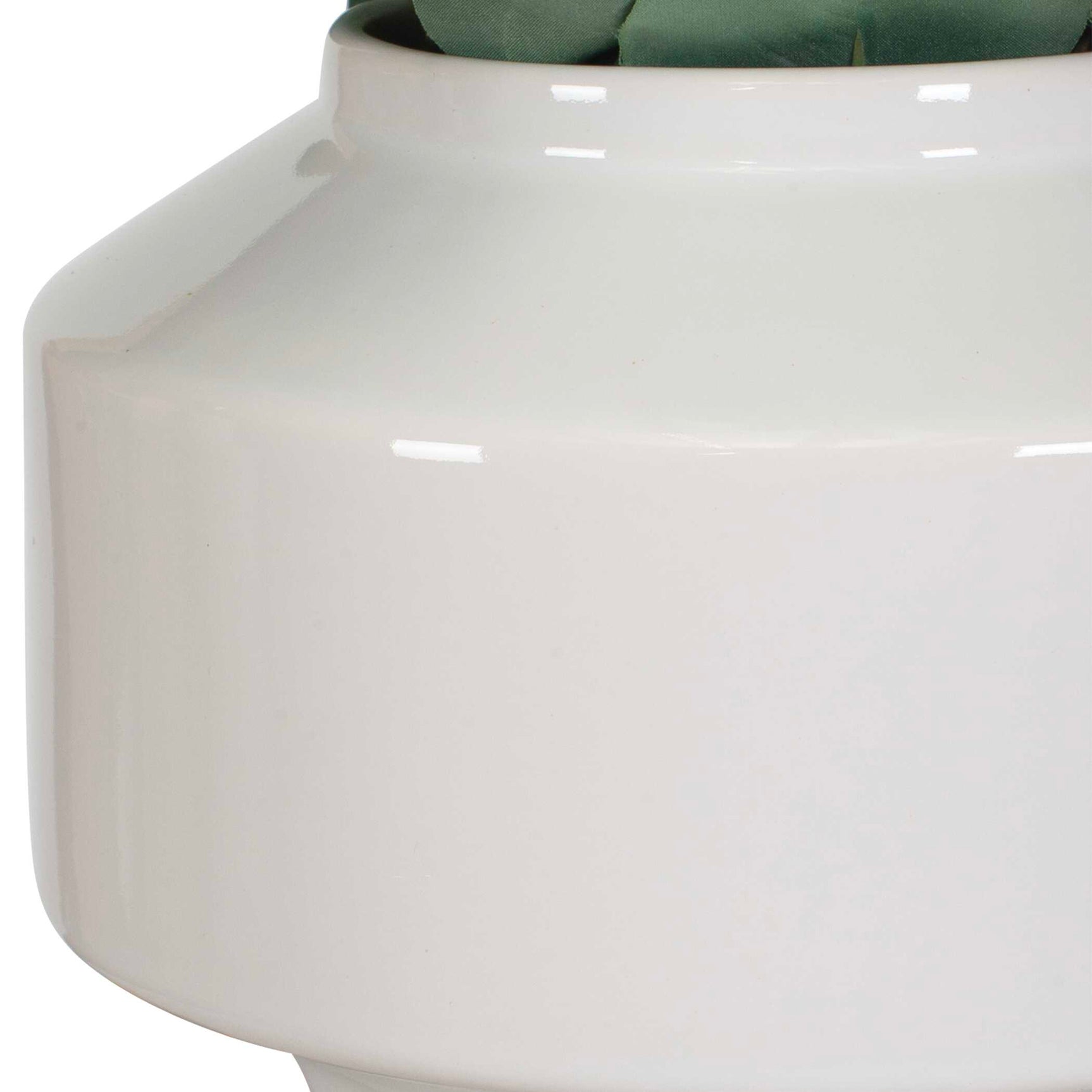 Essence Eucalyptus Green/White Accent & Vase