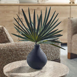 Axis Palm Black/Green Accent & Vase