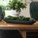 Verde Black/Green Succulent Centerpiece In Bowl