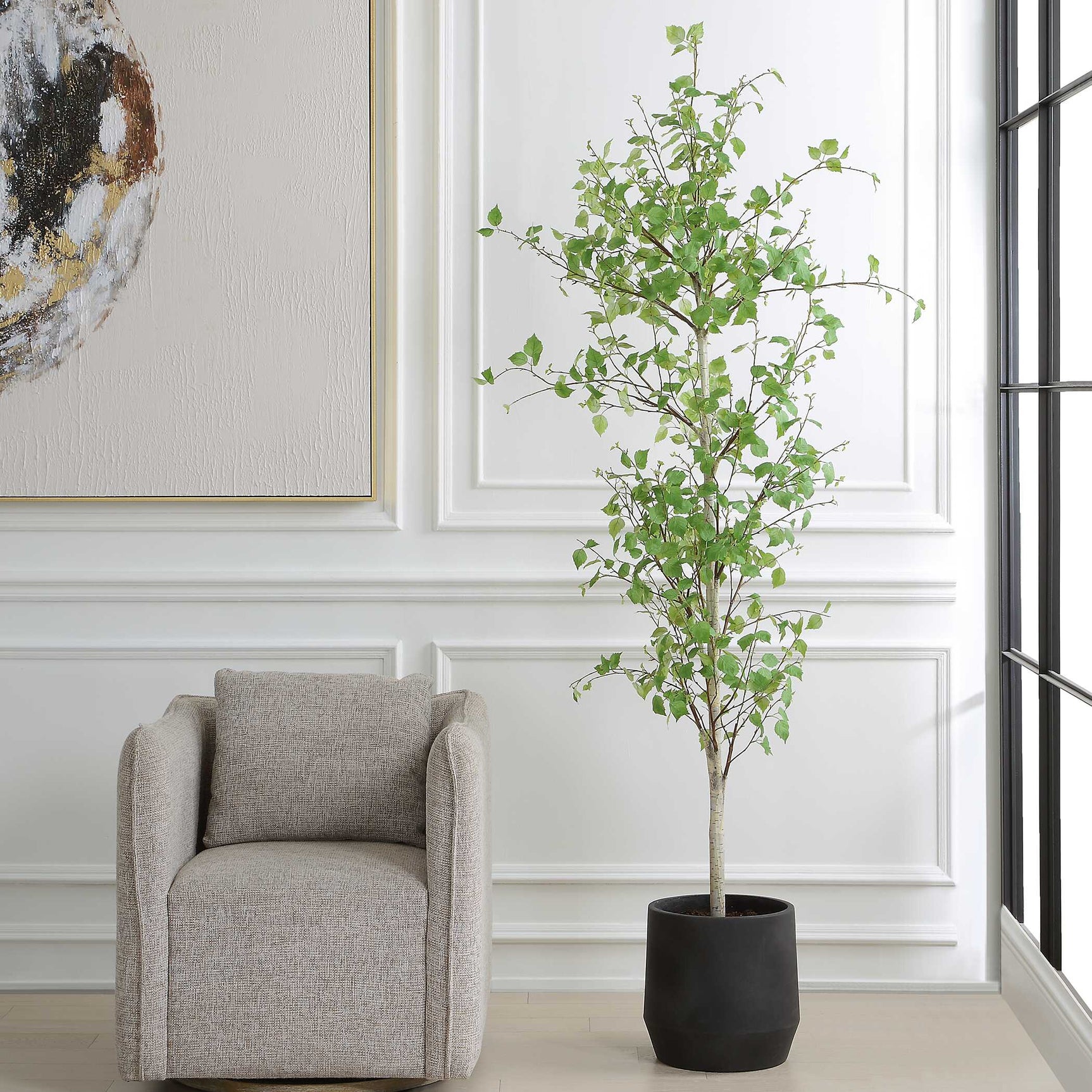 Boreal Birch Potted Tree