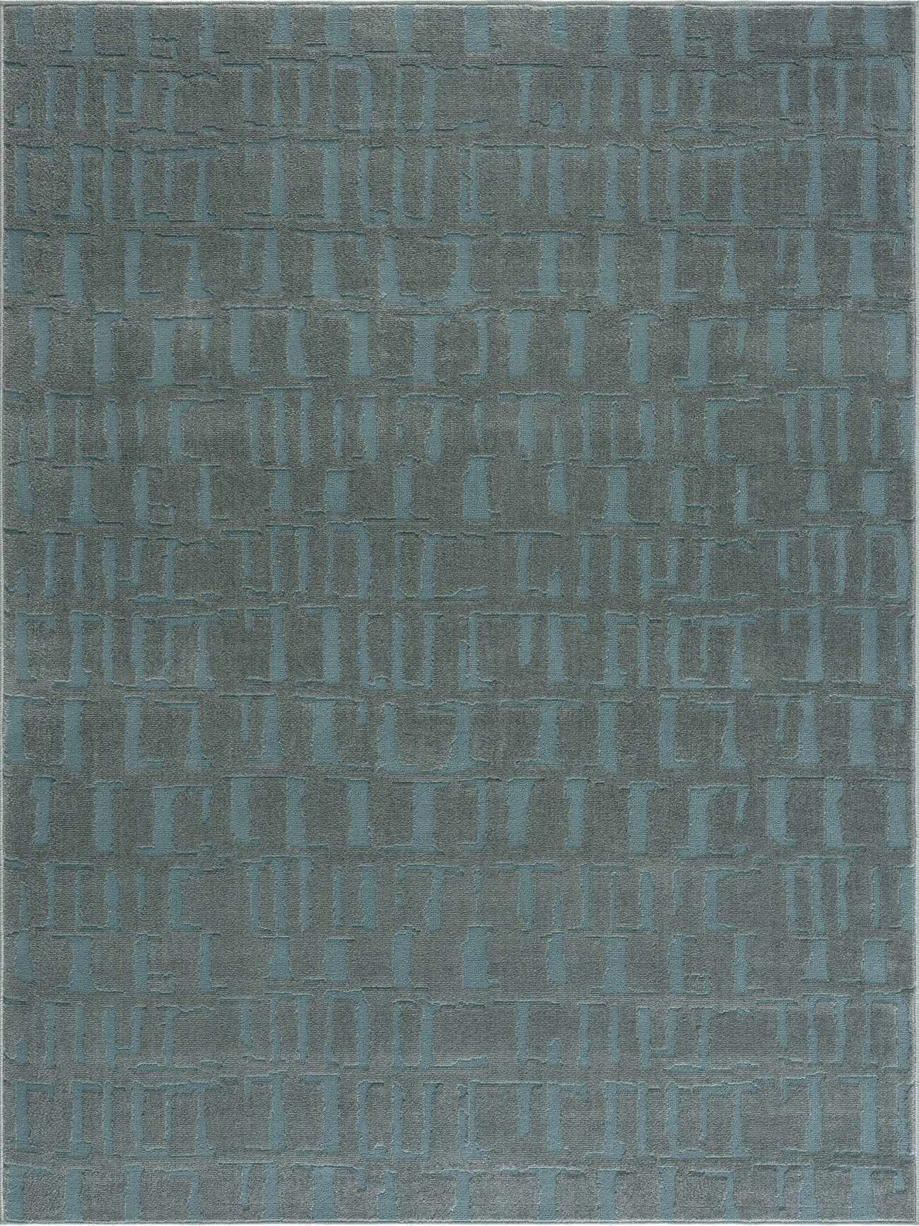 Dragan Gray Modern Washable Area Rug
